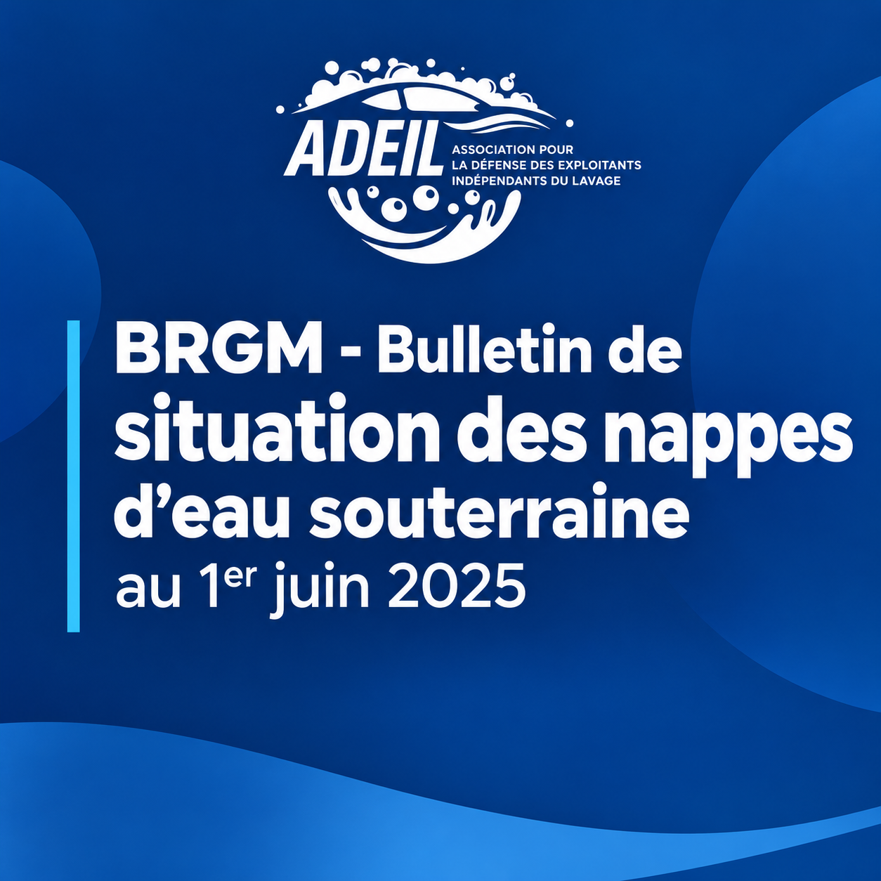 Bulletin BRGM des nappes phréatiques