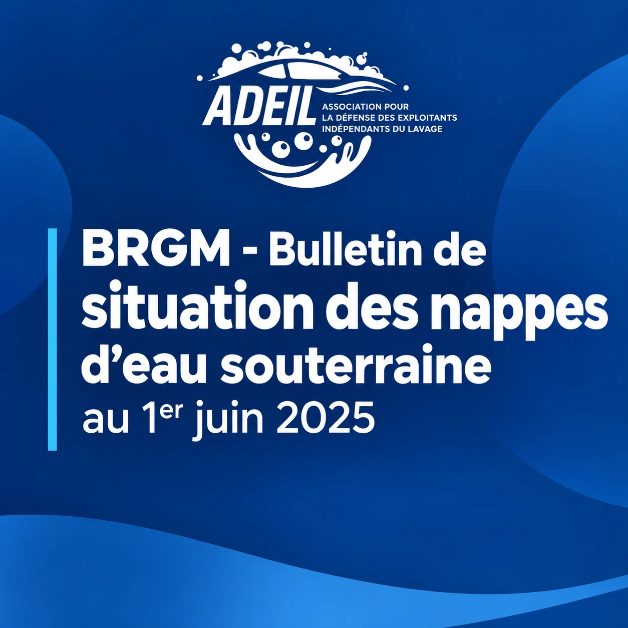 Bulletin BRGM des nappes phréatiques
